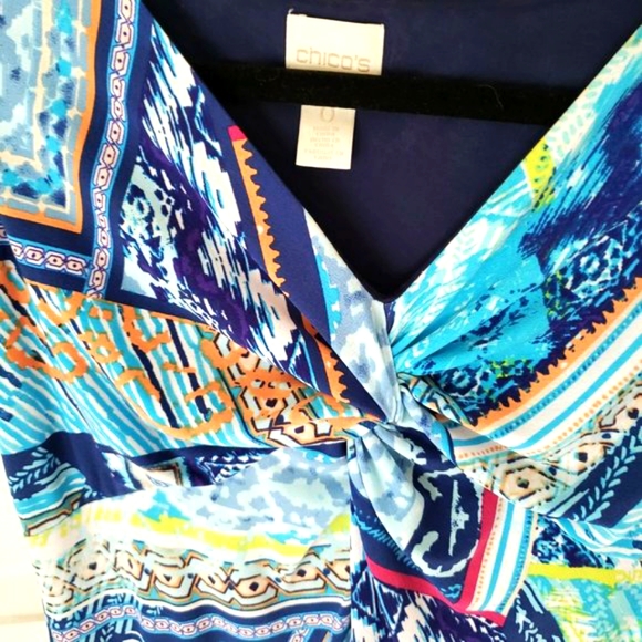 Chico's Dress - Size 0 Summer Dress - Picture 9 of 10